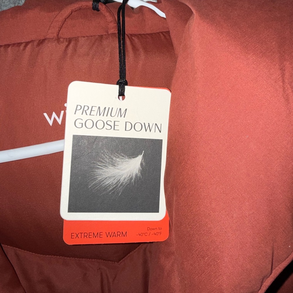 NWT Aritzia Wilfred long puffer coat M - Picture 5 of 12